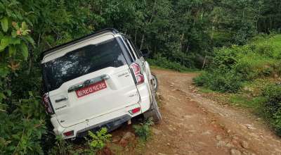 धनराज गुरुङको कार