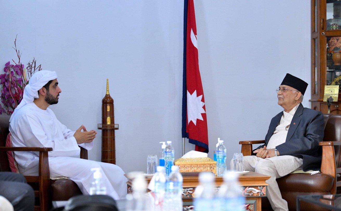 केपी शर्मा ओली र जुमा अल मोक्तुम