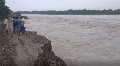 कैलाली टिकापुरको नदी कटान