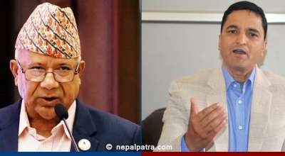 माधव नेपाल र योगेश भट्टराई