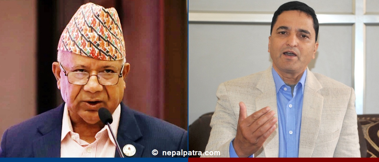 माधव नेपाल र योगेश भट्टराई