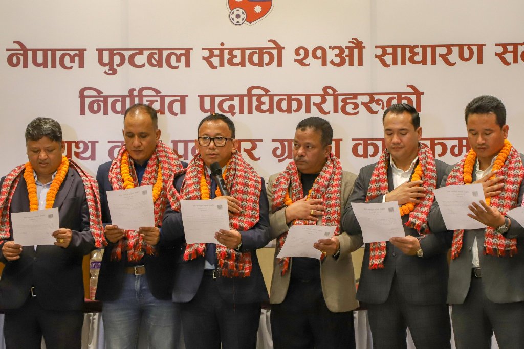 नेम्वाङद्वारा पदभार ग्रहण