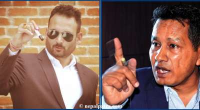 प्रदीप अधिकारी र रामेश्वर थापा