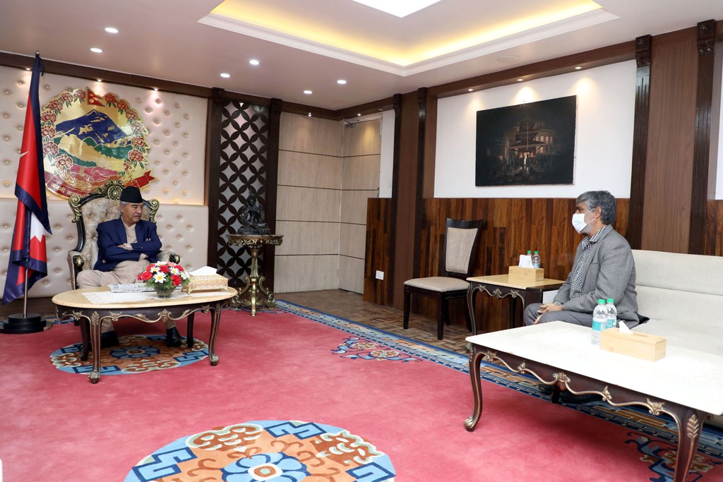 शेरबहादुर देउवा र धर्मेन्द्र झा