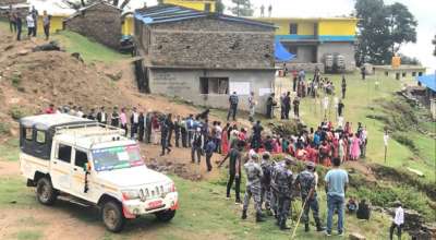 बूढीगंगाको त्रिशक्ति मतदान केन्द्रमा झडप