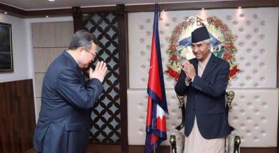 शेरबहादुर देउवा र लिउ जियान्चाओ