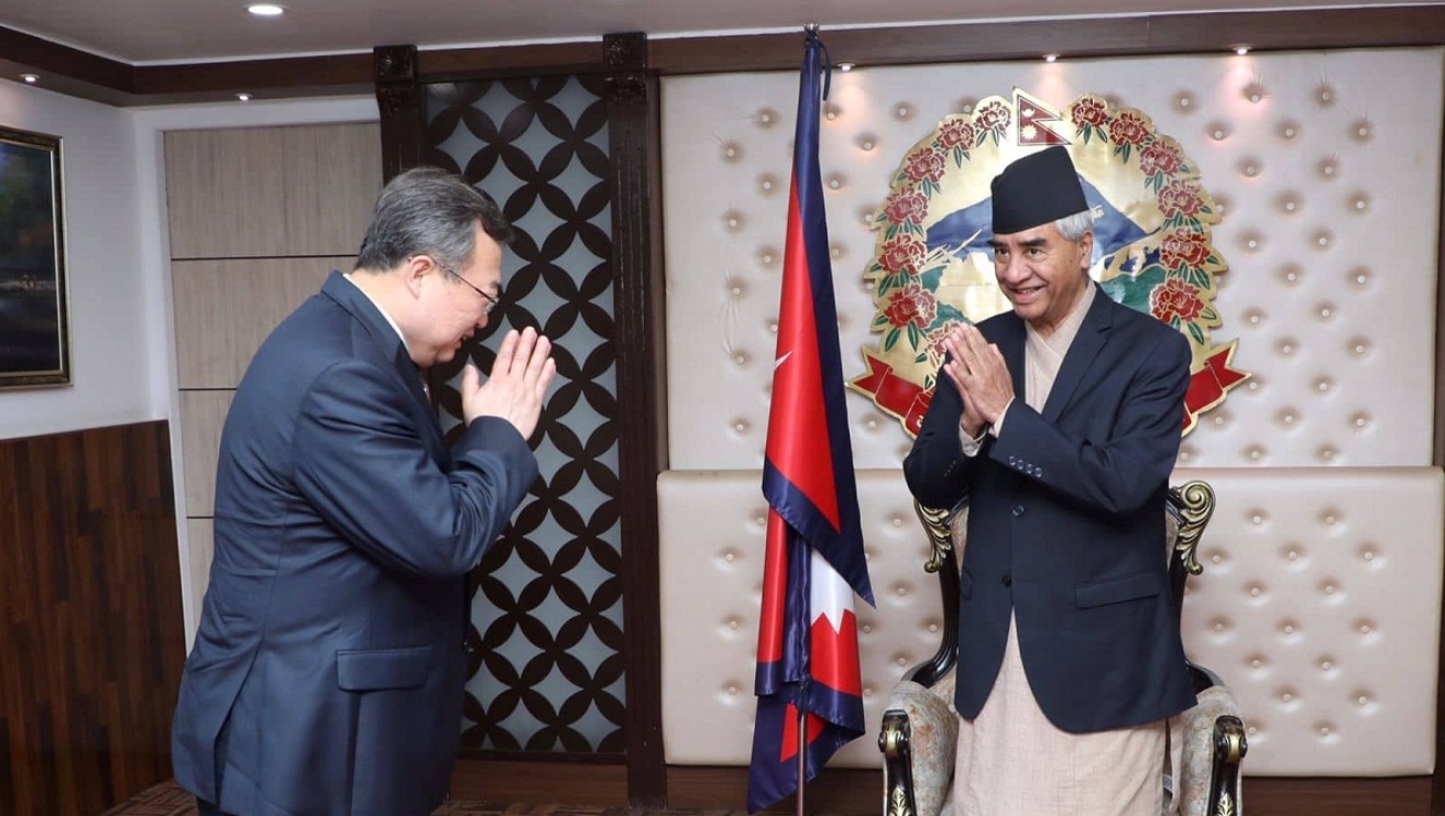 शेरबहादुर देउवा र लिउ जियान्चाओ