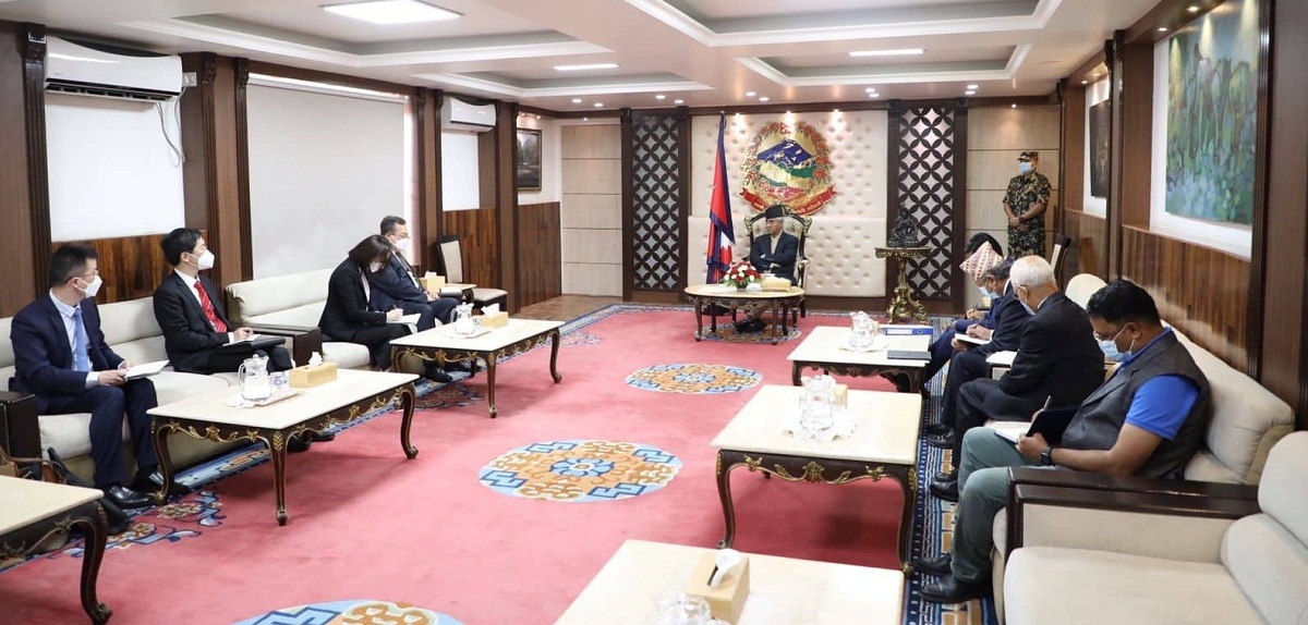 शेरबहादुर देउवा र लिउ जियान्चाओ