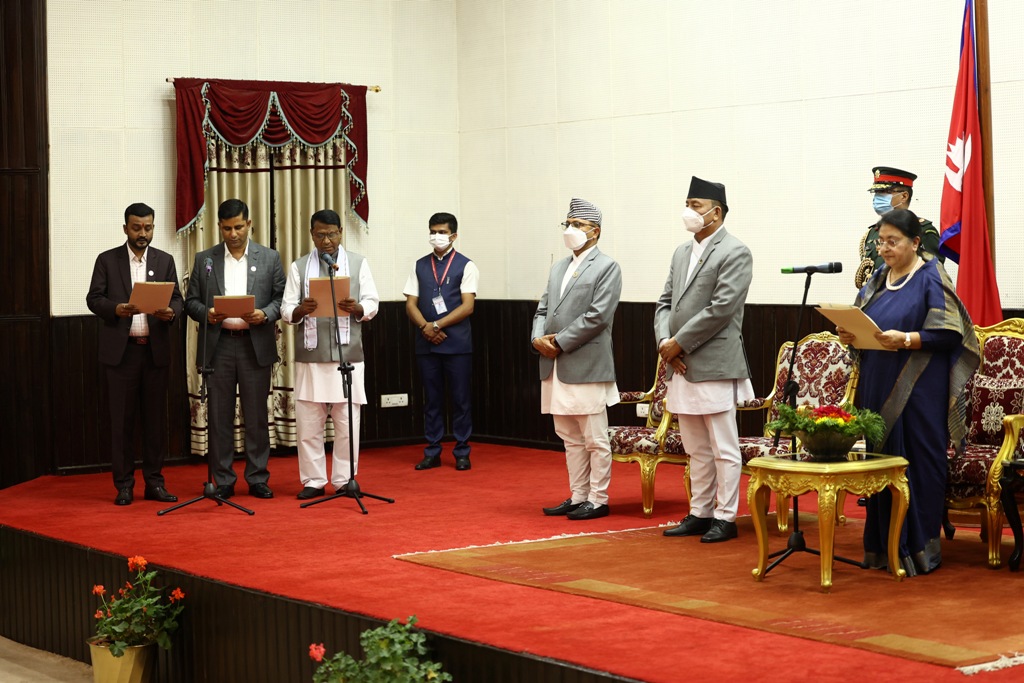 इस्तियाक राई, प्रदीप यादव र मृगेन्द्र सिंह यादव