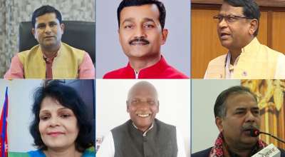 इस्तियाक राई, प्रदीप यादव, मृगेन्द्र सिंह, रेणु यादव, महिन्द्र राय यादव र राम सहाय यादव