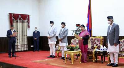 जनार्दन शर्माले शपथ