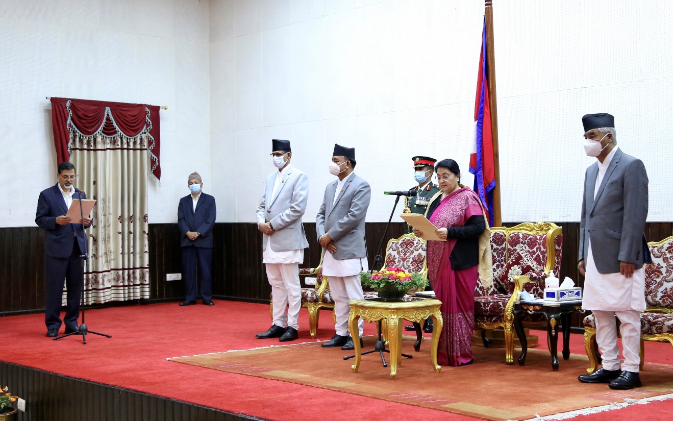 जनार्दन शर्माले शपथ