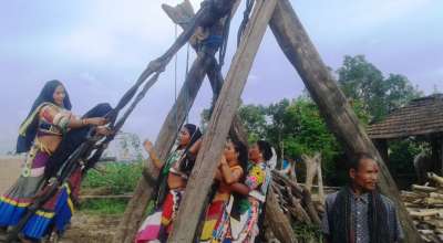 सावनको डोलाको रौनक