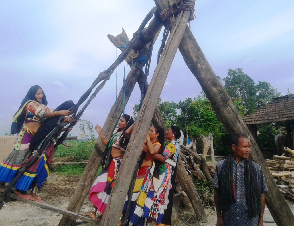 सावनको डोलाको रौनक