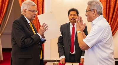 गोटाबाया राजापाक्ष र रानिल विक्रमसिङ्घे