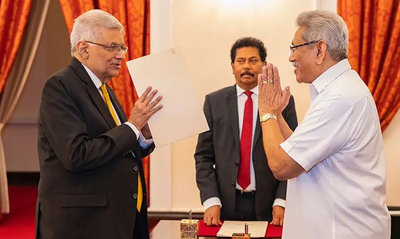 गोटाबाया राजापाक्ष र रानिल विक्रमसिङ्घे