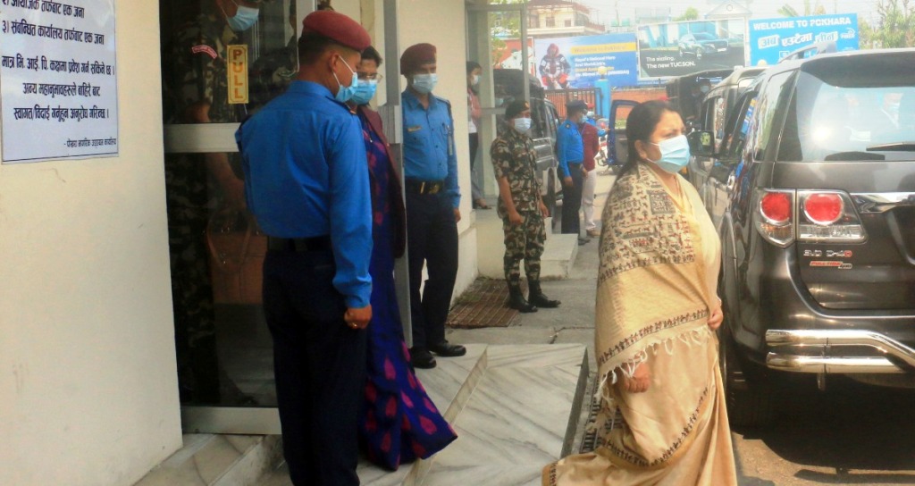 विद्यादेवी भण्डारी पोखरामा