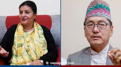 विद्यादेवी भण्डारी र राजेन्द्र लिङ्देन