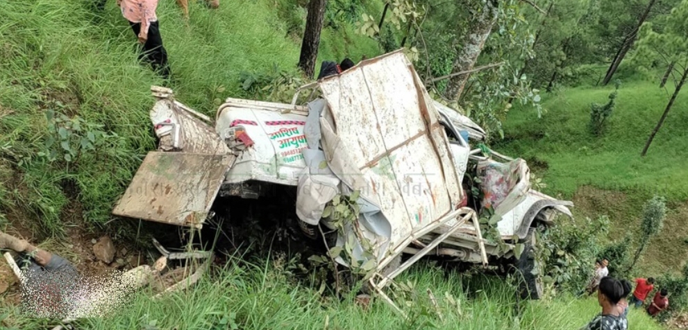 दार्चुलामा जीप दुर्घटना