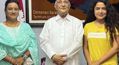 कुन्ती शाही, केपी ओली र रेखा थापा