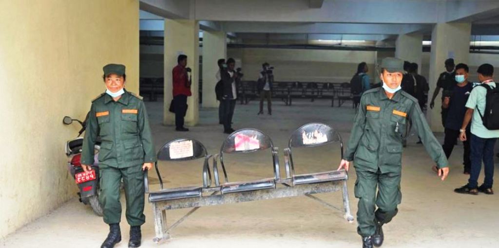 राहदानी विभागको अण्डरग्राउण्ड पार्किङ एरिया महानगरले खाली गरायो