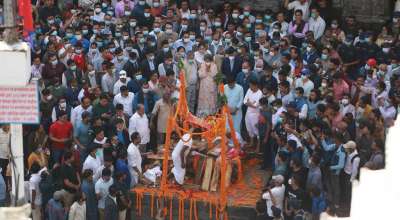 प्रदीप गिरीको अन्त्येष्टि