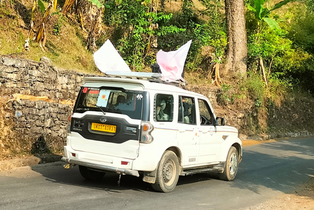 विदेशी गाडी प्रयोग
