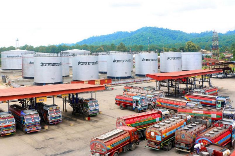 अमलेखगञ्जमा पेट्रोल भण्डारण गृह