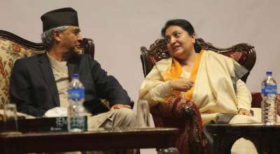 विद्यादेवी भण्डारी र शेरबहादुर देउवा