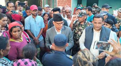 मन्त्री बडूले दार्चुलाका बाढीपीडितका लागि तत्काल राहत उद्धार कार्यक्रम ल्याउने प्रतिबद्धता व्यक्त गरेका छन् । आज गृहजिल्ला दार्चुला पुगेका मन्त्री बडूले गएराति भएको बाढी र पहिरो प्रभावित क्षेत्रको क्षेत्रको आज निरीक्षण गर्दै पहिलो चरणमा राहतको कार्यक्रम ल्याइने जानकारी दिए ।