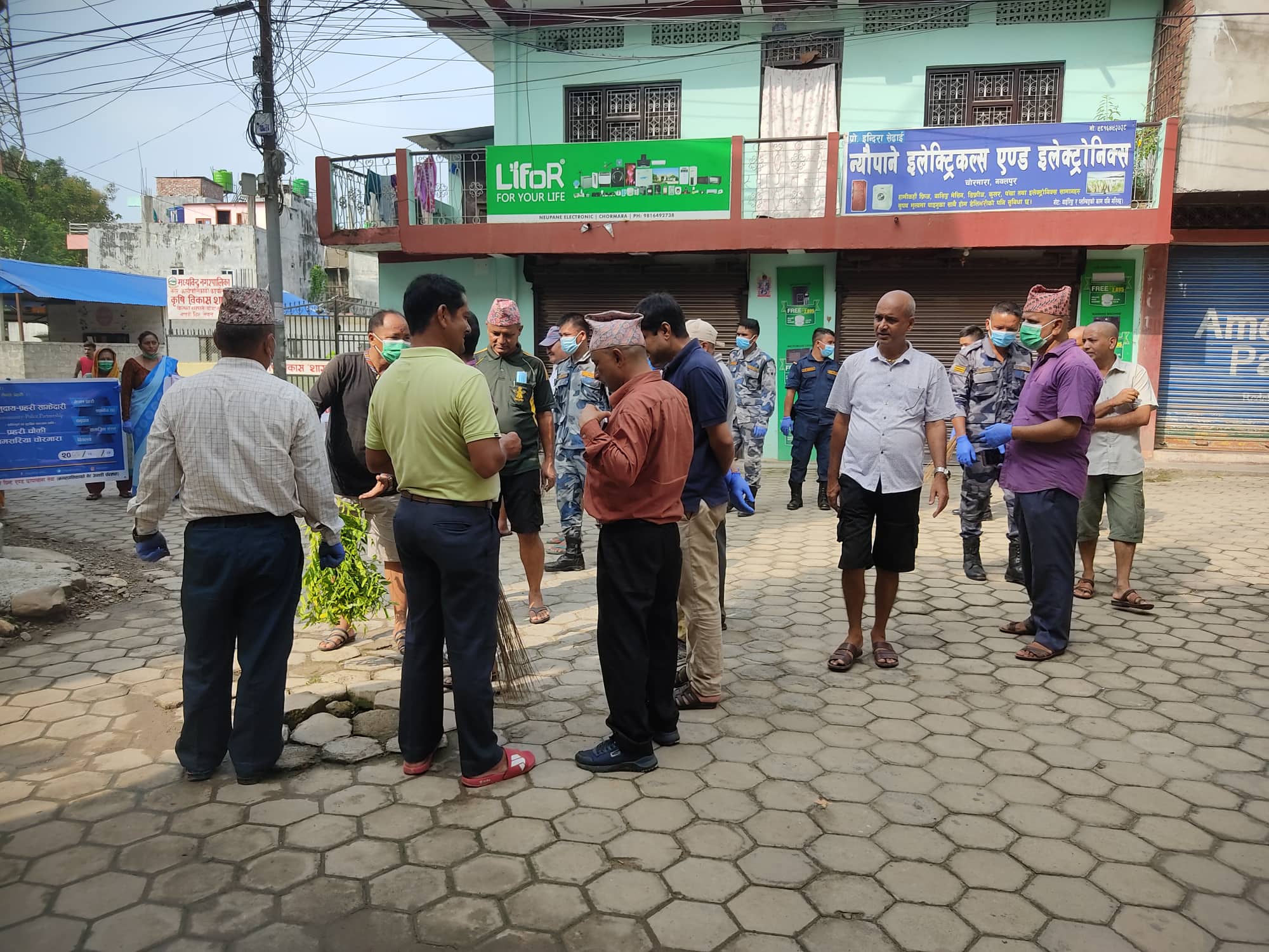 मध्येबिन्दु सरसफाई कार्यक्रम