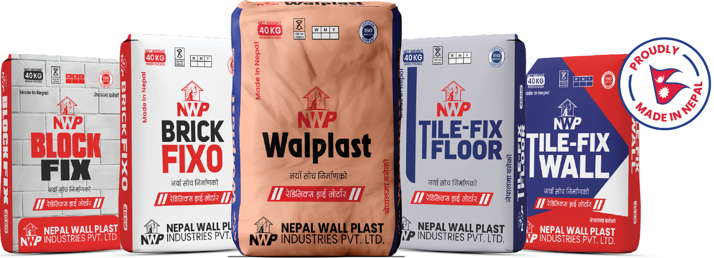 नेपाल वाल प्लास्टका उत्कृष्ट ड्राइ मोर्टारहरु