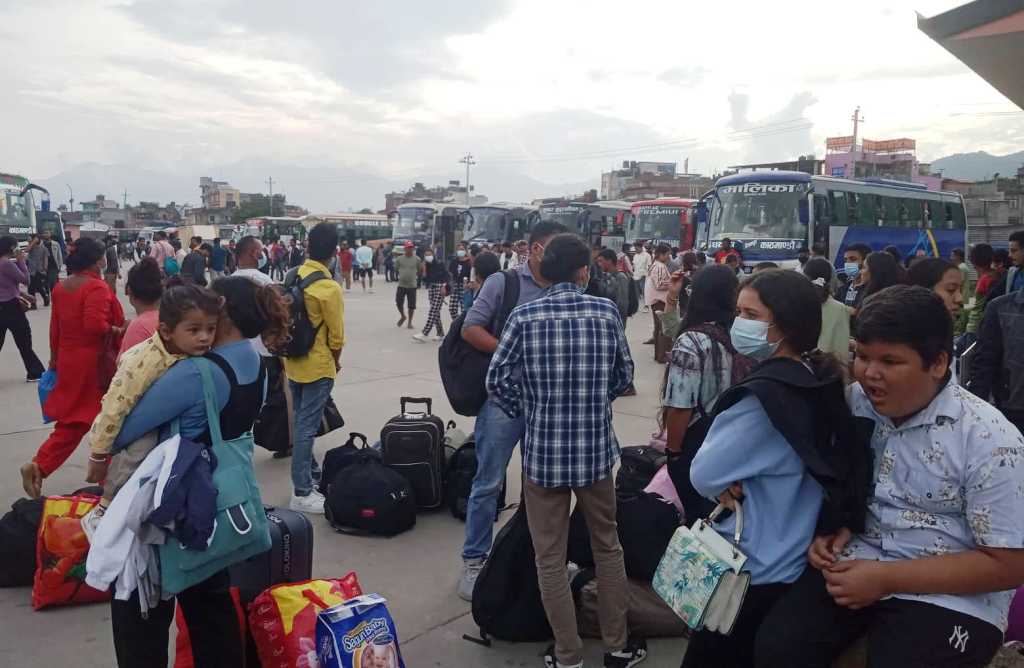 नयाँ बसपार्क यात्रु