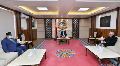 शेरबहादुर देउवा, केपी ओली र प्रचण्ड