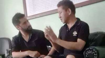 शेरजंग गुरूङ र रवि लामिछाने