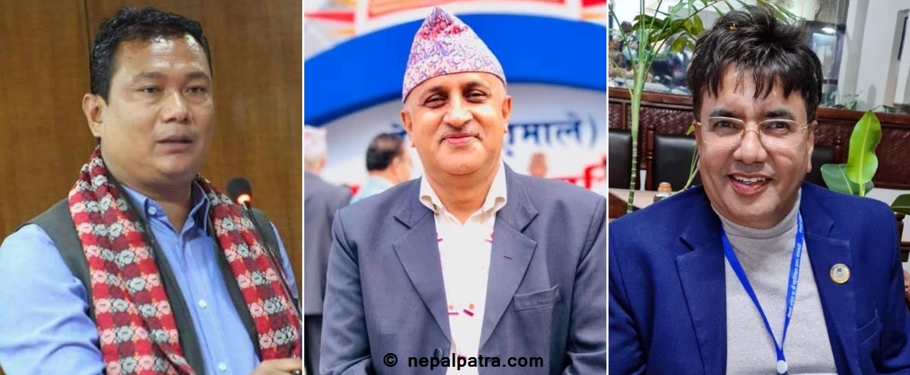 अमनलाल मोदी, विनोदप्रसाद ढकाल र अमृत कुमार अर्याल