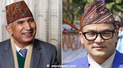 विष्णु पौडेल र राजु गुरुङ