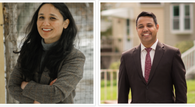 डा. ह्यारी भण्डारी र सहना श्रेष्ठ