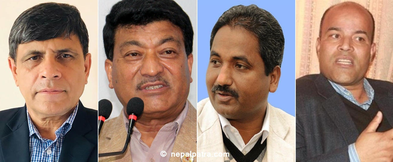 घनश्याम भुसाल, रामवीर मानन्धर, प्रभु साह र अमरेशकुमार सिंह