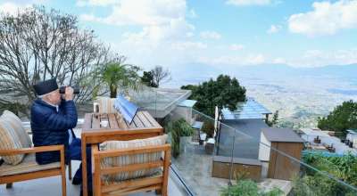 केपी ओलीले लाँकुरी भञ्ज्याङ्गमा