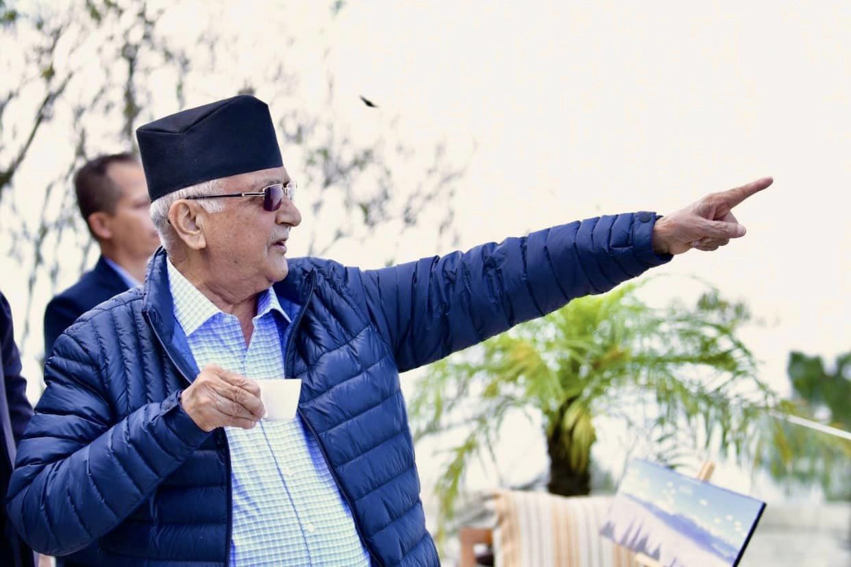 केपी ओलीले लाँकुरी भञ्ज्याङ्गमा