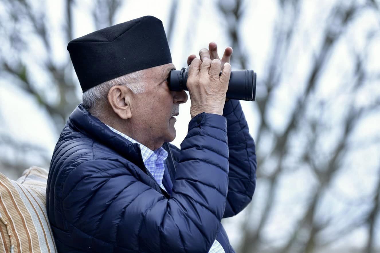 केपी ओलीले लाँकुरी भञ्ज्याङ्गमा