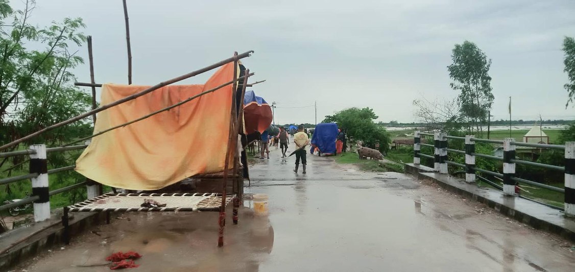 कैलालीका बाढी पीडित