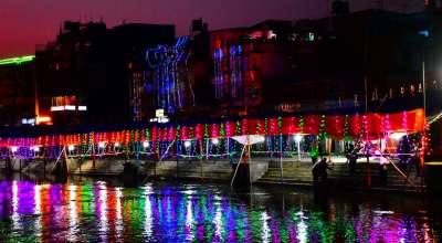 छठ पूजा गौरीघाट