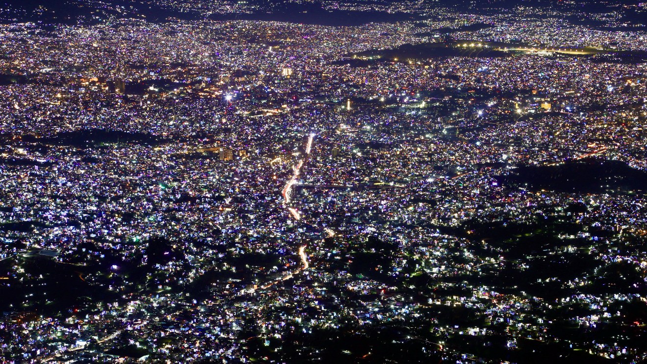 झलमल काठमाडौँ उपत्यका