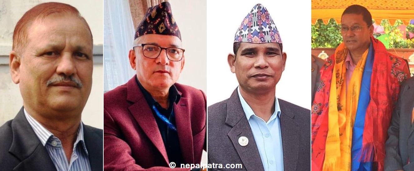 लेखराज भट्ट, वीरबहादुर बलायर, नारदमुनी राना र रामजनम चौधरी