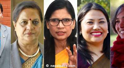 अनसरी घर्ती, पुष्पा भुसाल, पद्मा अर्याल, रामकुमारी झाक्री र मानुसी भट्टराई