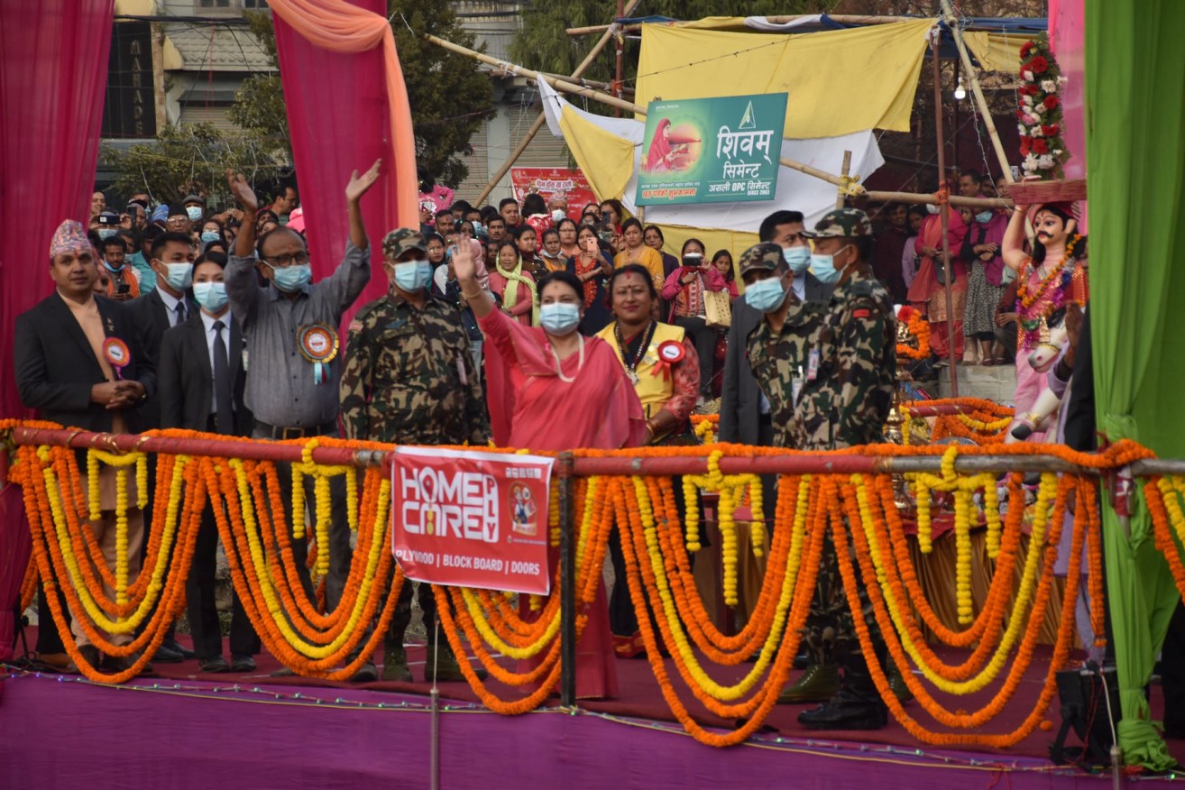 राष्ट्रपति भण्डारीले गौरीघाट छठ पूजा