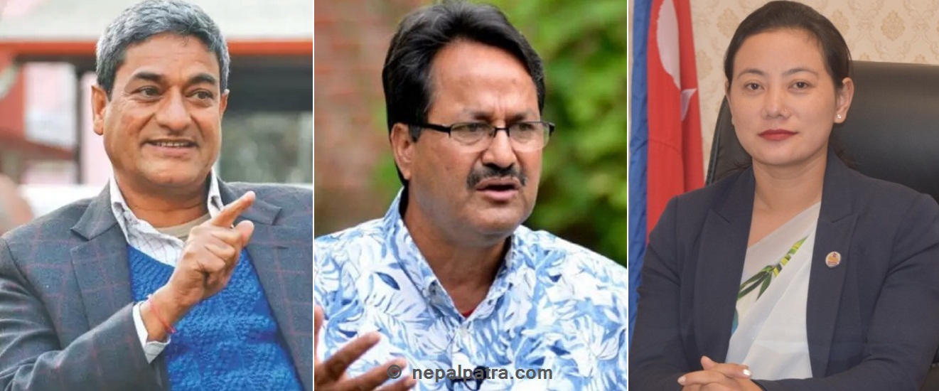 रमेश लेखक, नारायणप्रकाश साउद र बीना मगर