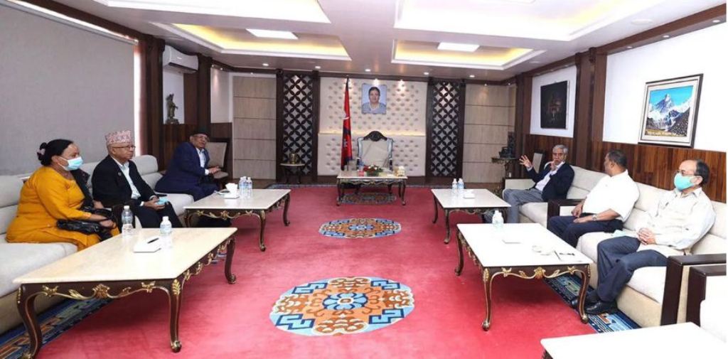 गठबन्धनको बैठक